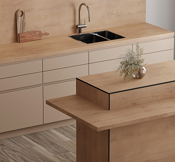 3829/Nw Bunratty Oak столешница elga