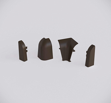 Заглушки для плинтуса TwinC Chocolate     