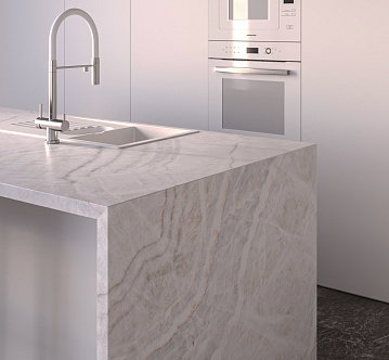 8054/R White Onyx столешница elga