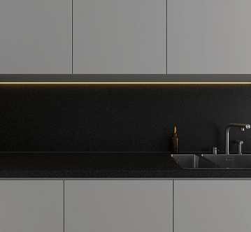 7420/S Galaxy black пристенная панель kapso