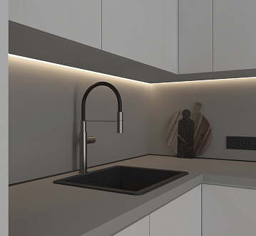 1478/S Grey пристенная панель kapso