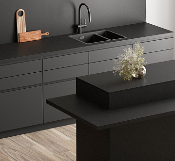 1021/Q Black столешница elga