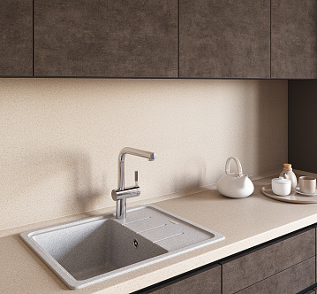 2236/S Semoline beige пристенная панель kapso