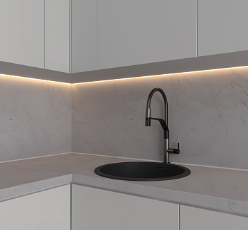 2347/Pt Blanco Marble пристенная панель kapso