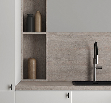 8358/Cn Rotterdam Oak пристенная панель kapso