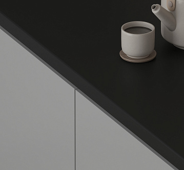 1021/S Black столешница kapso